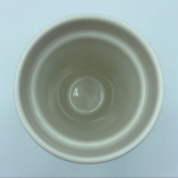 Starbucks Coffee 2015 12oz Yellow Black Polka Dot Ceramic Travel Tumbler Mug - Picture 4 of 6